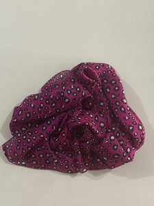 Pink Leopard Print Scarf