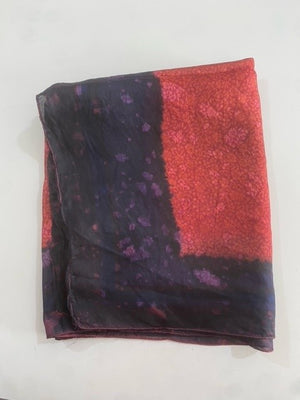 Red/Purple Water Spot Look Scarf