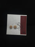 Beige Speck Stud Earrings