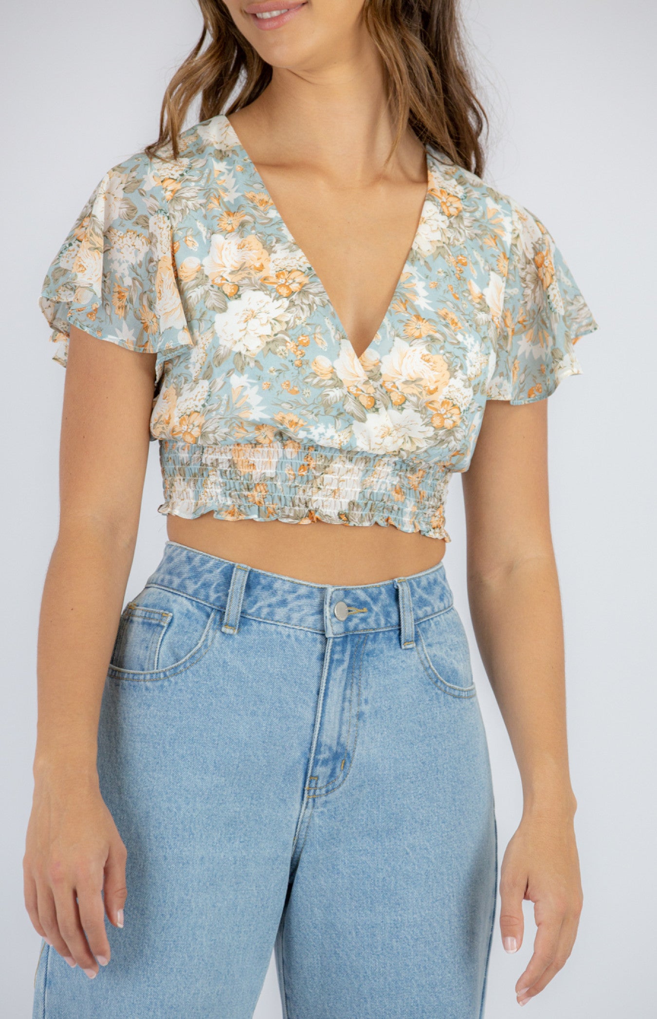 Bella Cropped Blouse