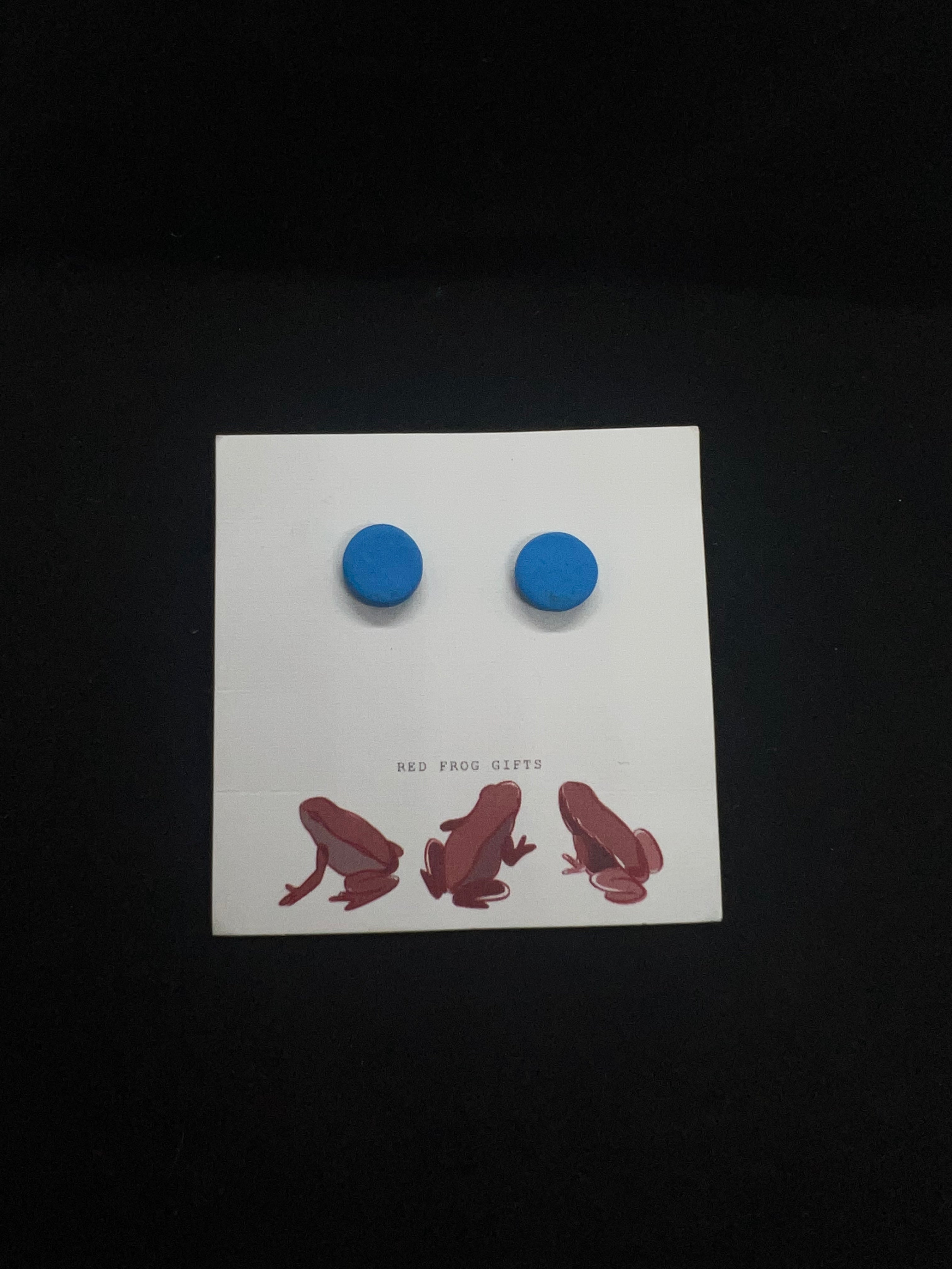 Blue Stud Earrings