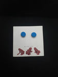 Blue Stud Earrings