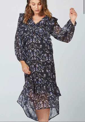 Falls Floral Midi Dress