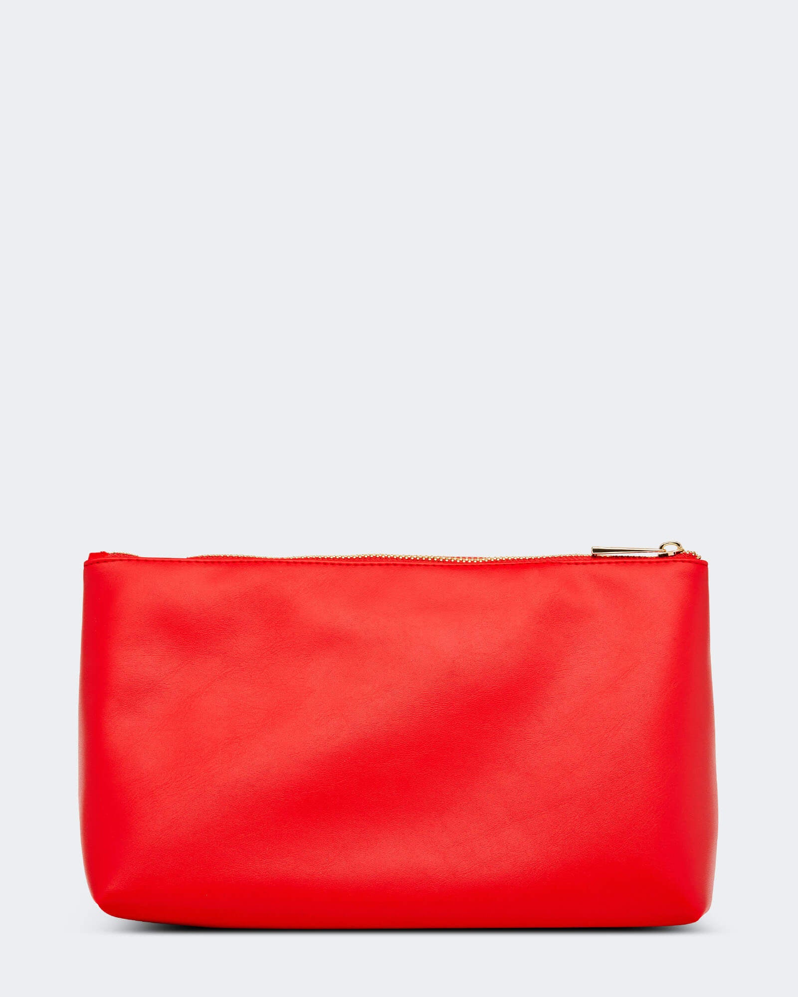 Stevie Red Cosmetic Case