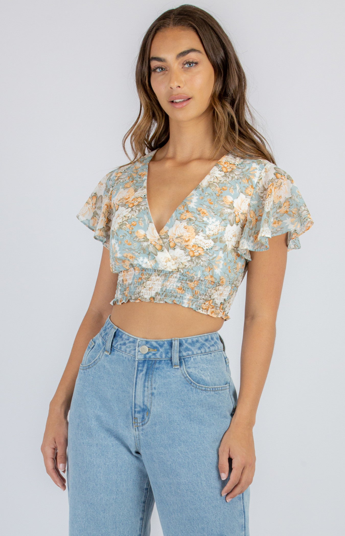 Bella Cropped Blouse