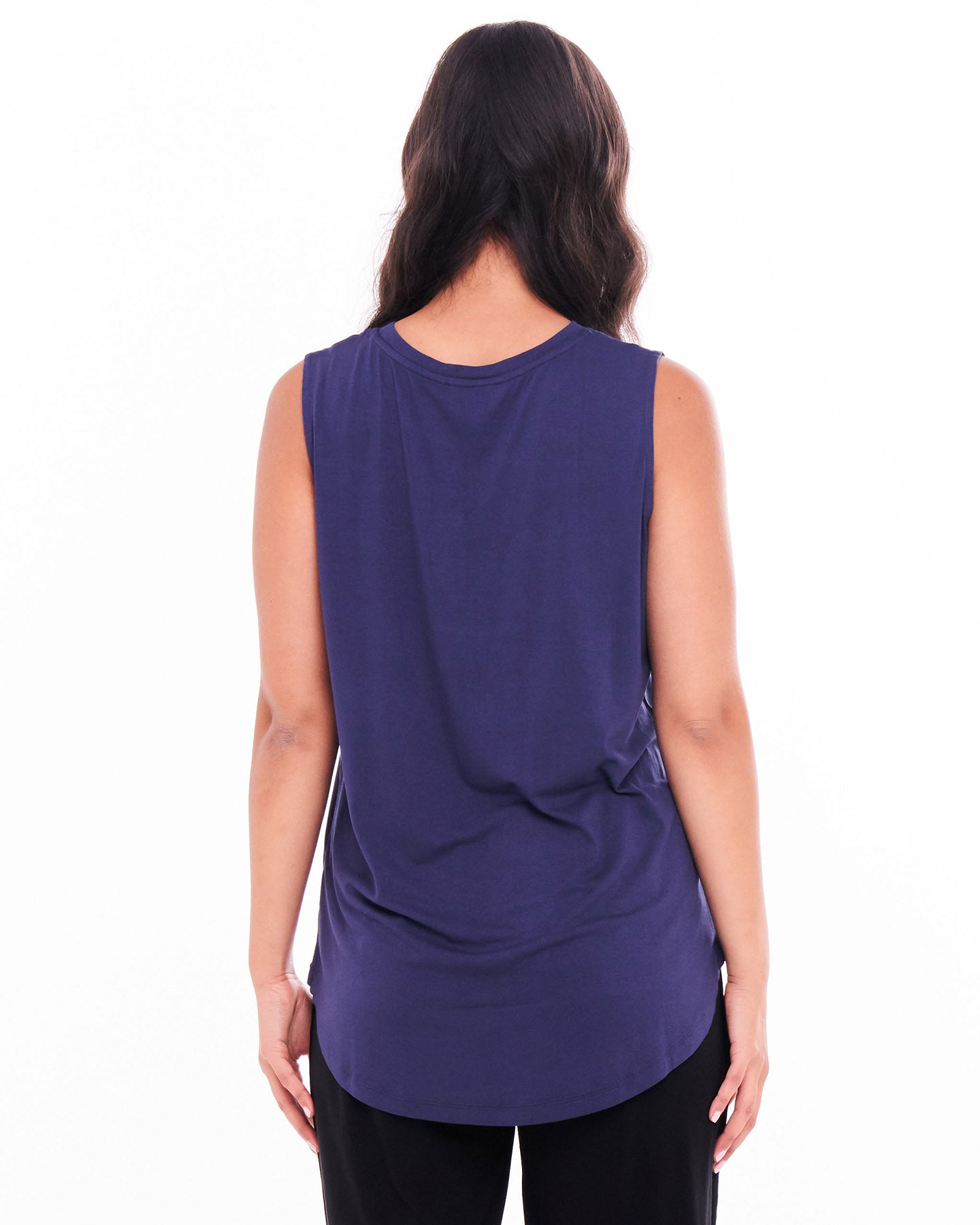 Capri Tank - Navy