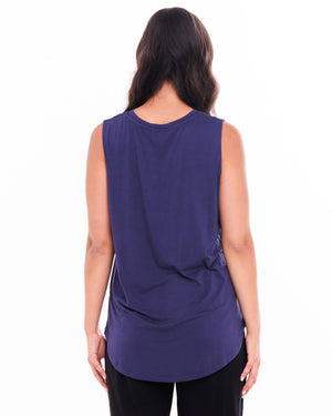 Capri Tank - Navy