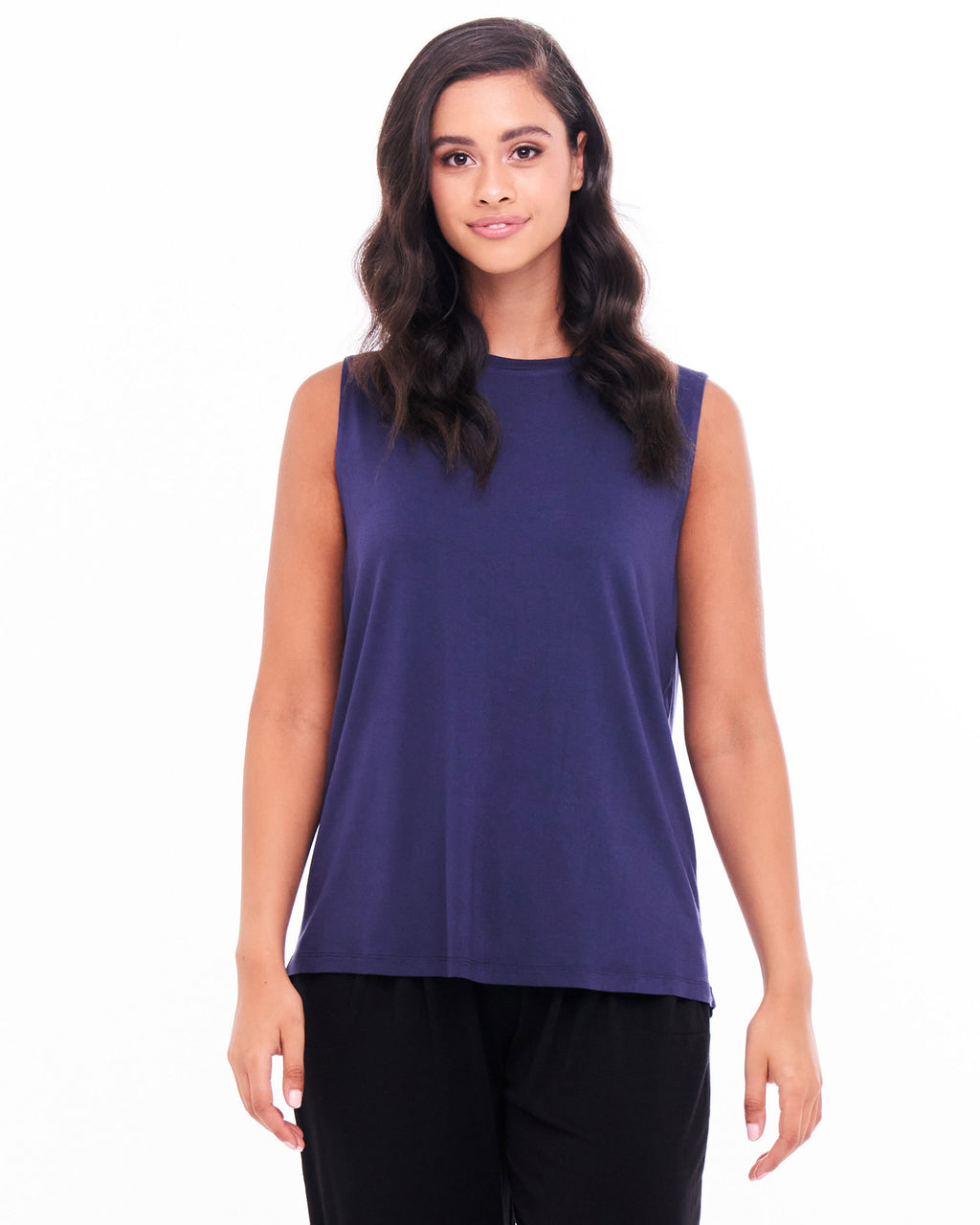 Capri Tank - Navy