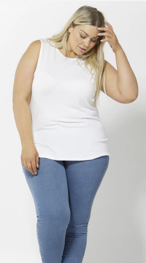 Capri Tank - White